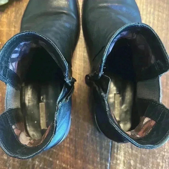 GEOX | Black Leather Ankle Boots - Picture 5 of 10